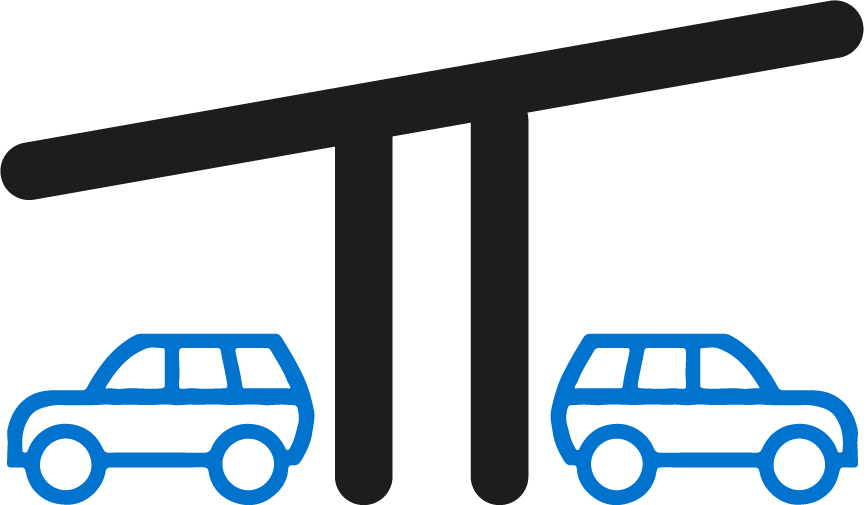 Icon eines Photovoltaik Carports